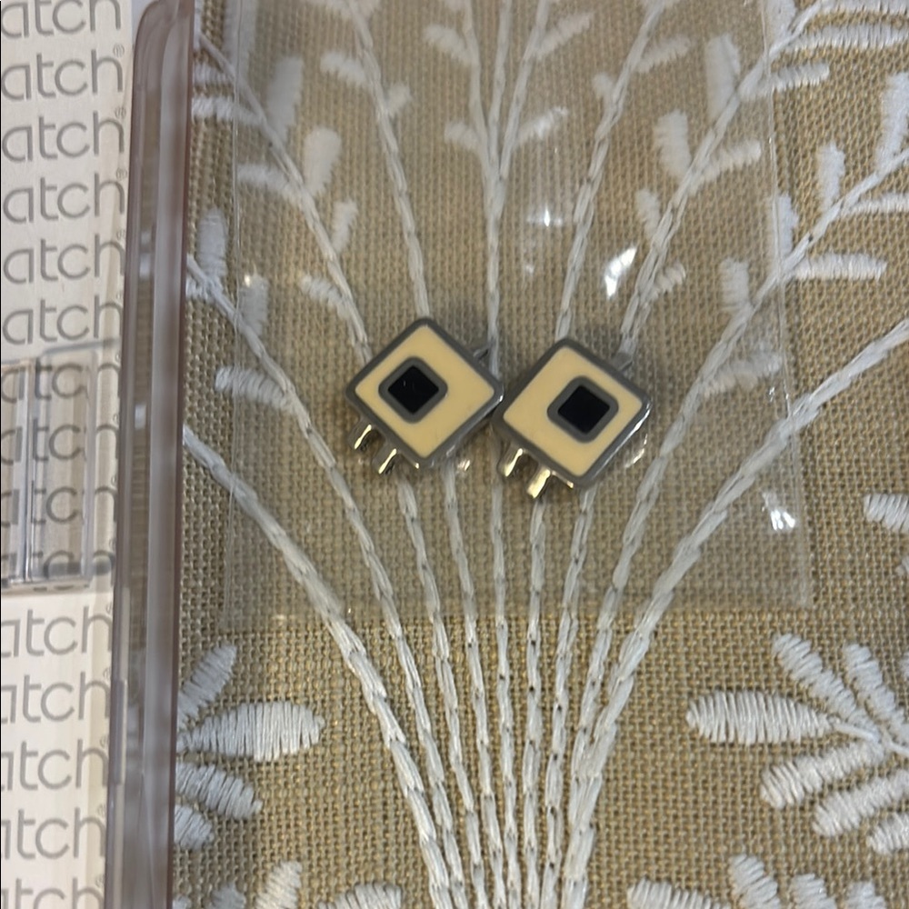 Swatch Black and Gold Geometric Watch - Picture 5 of 8